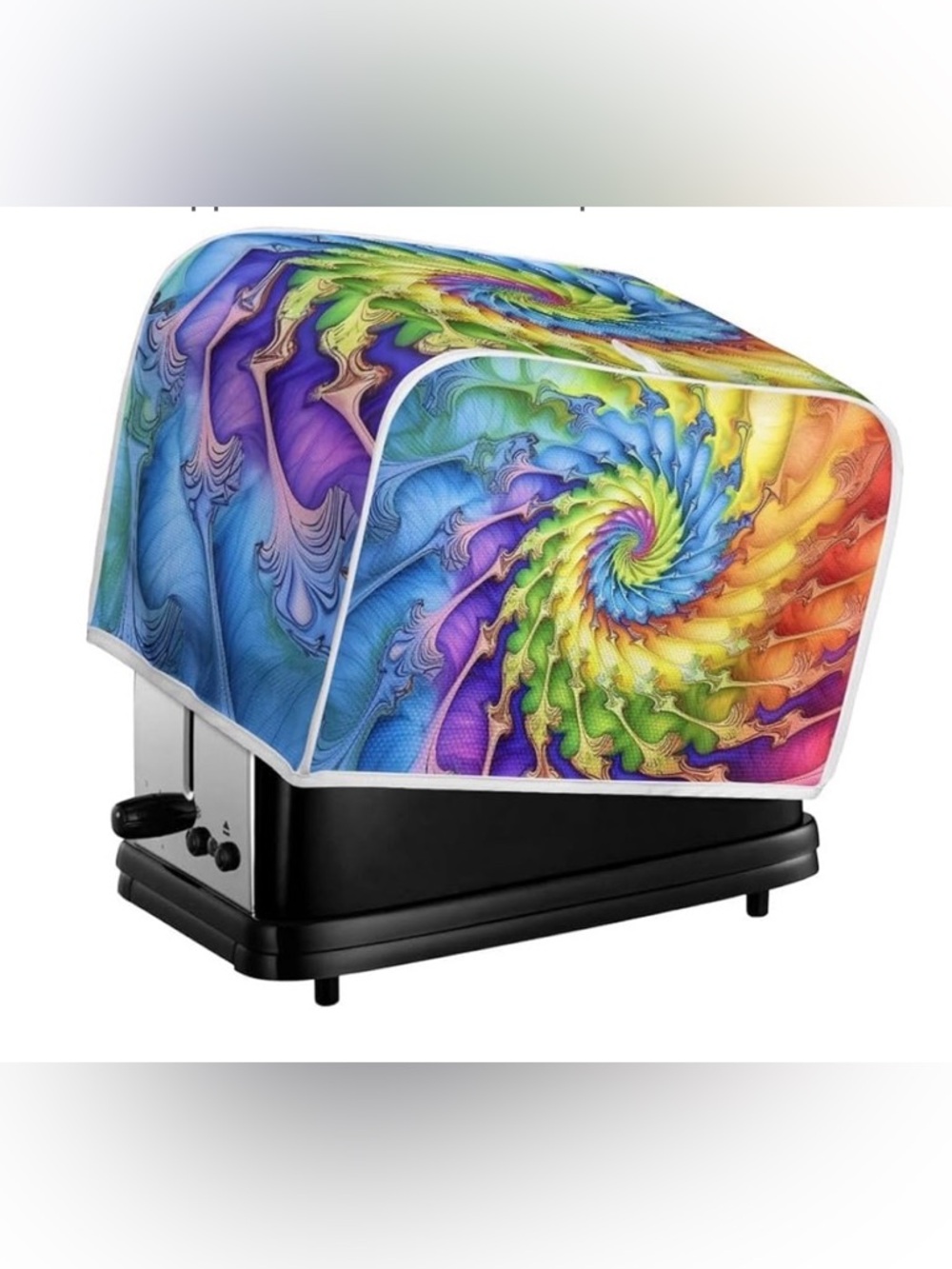 Psychedelic Rainbow Swirl Toaster Cover